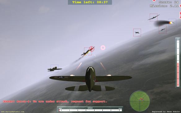 《空中战斗》游戏截图3